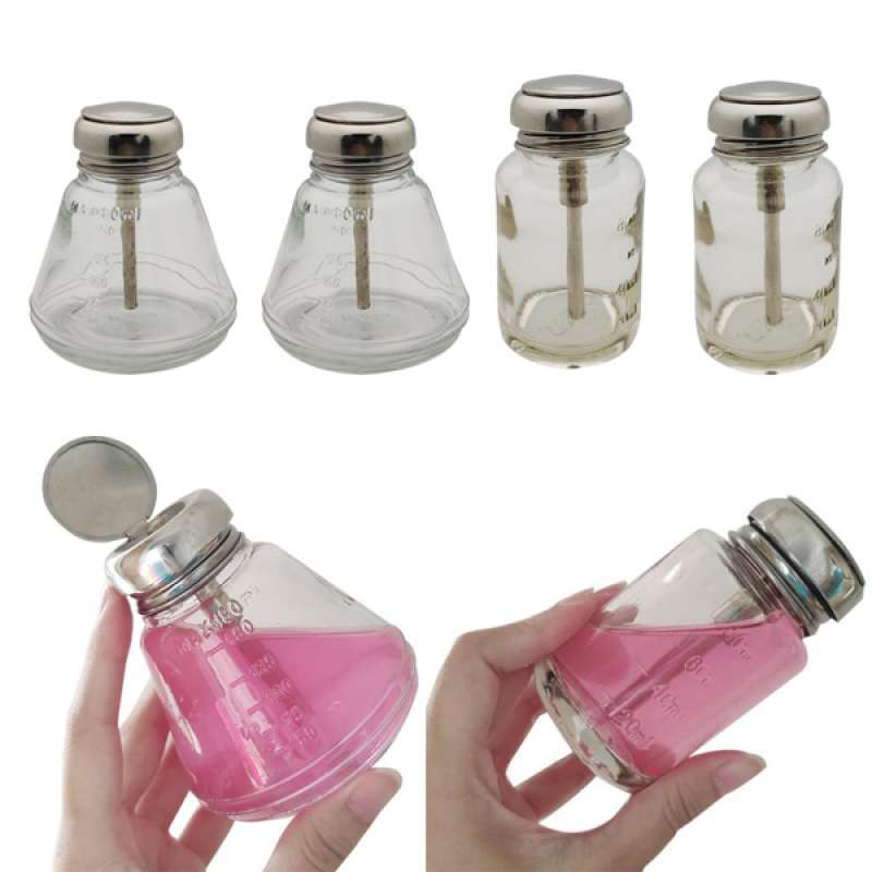 Promo OEM Empty Nail Polish Remover Pump Dispenser Push Down Press Bottles  [4 pcs] Diskon 29% di Seller Homyl - China | Blibli