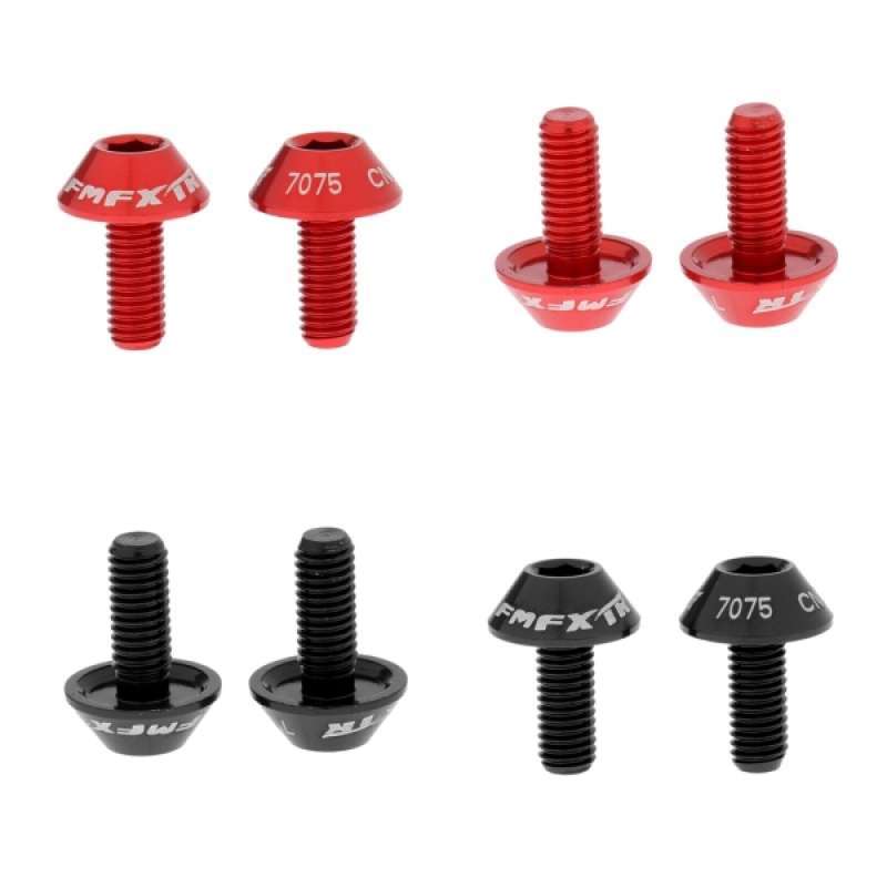 Homyl 6pcs Bike Water Bottle Cage Bolt 5 x 12mm Screws for Mountain Bike Bicycle Easy to Use 