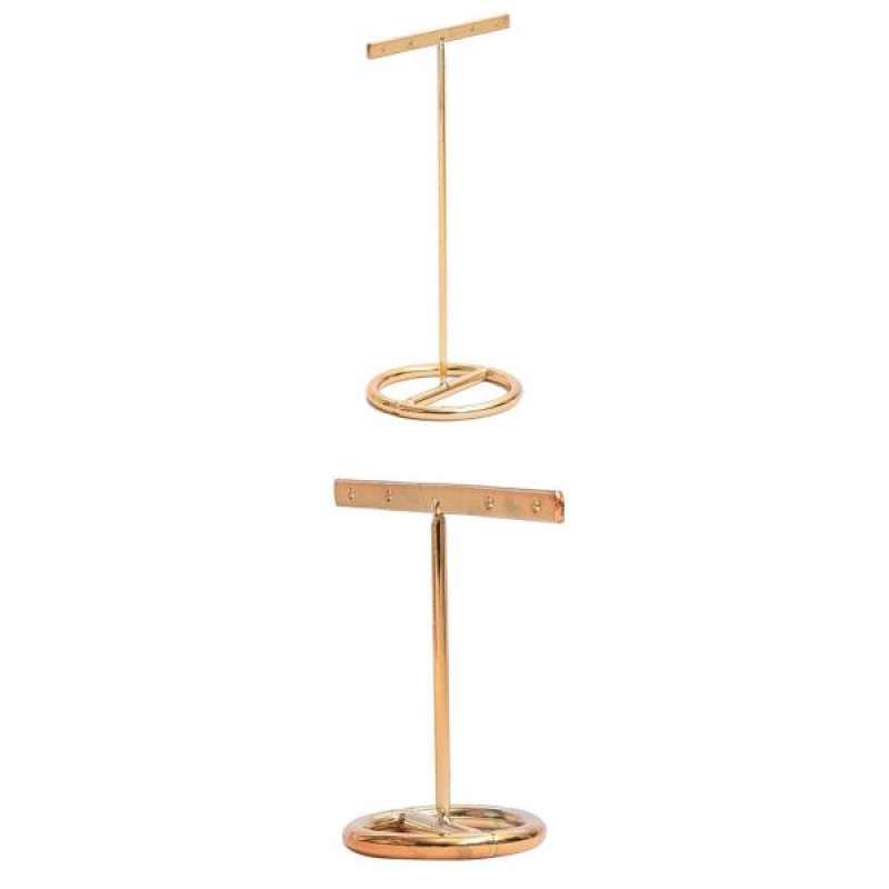 2x Metal T Bar Necklace Jewelry Hanging Organizer Top Holder Display Stand Terbaru Agustus 2021 Harga Murah Kualitas Terjamin Blibli