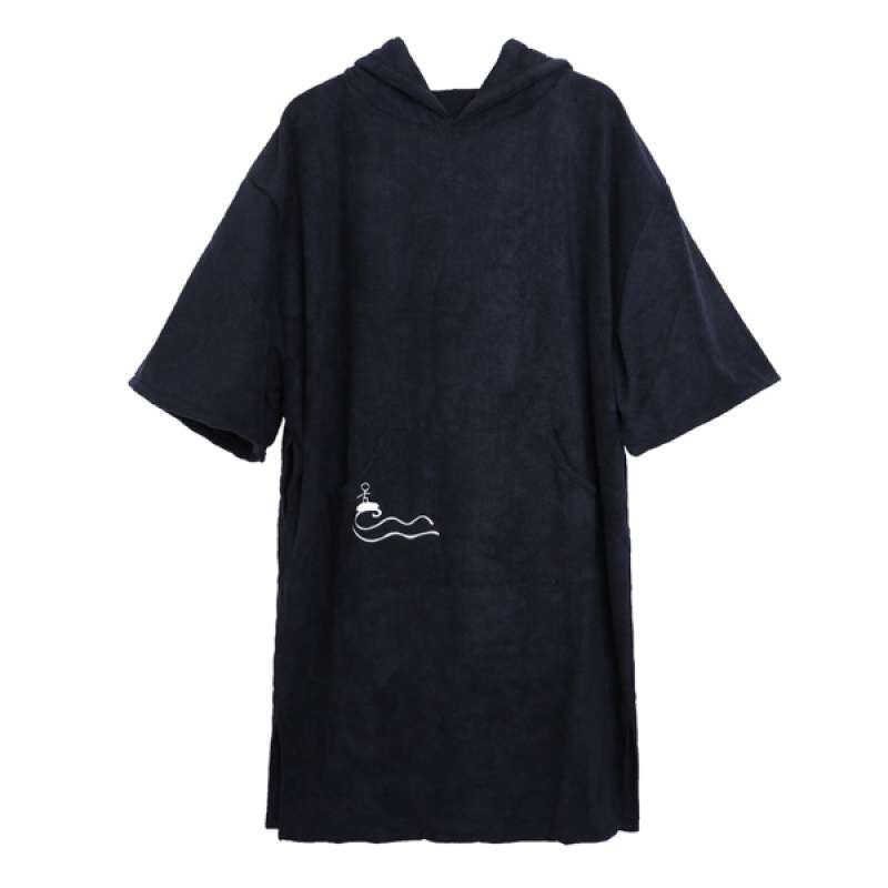 long sleeve towel poncho
