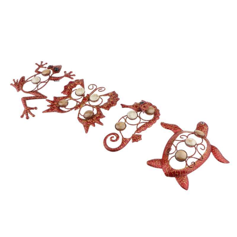 Jual Metal 3d Gecko Butterfly Sea Horse Tortoise Garden Wall Art Decor Ornament Online September 2020 Blibli Com