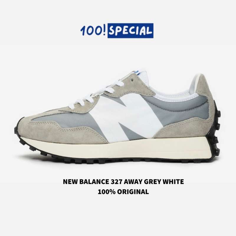 Promo Sepatu New Balance 327 Away Grey White Bnib Original Diskon