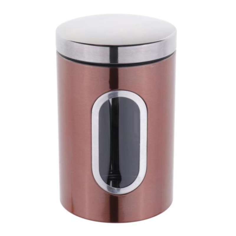 brushed steel tea coffee sugar