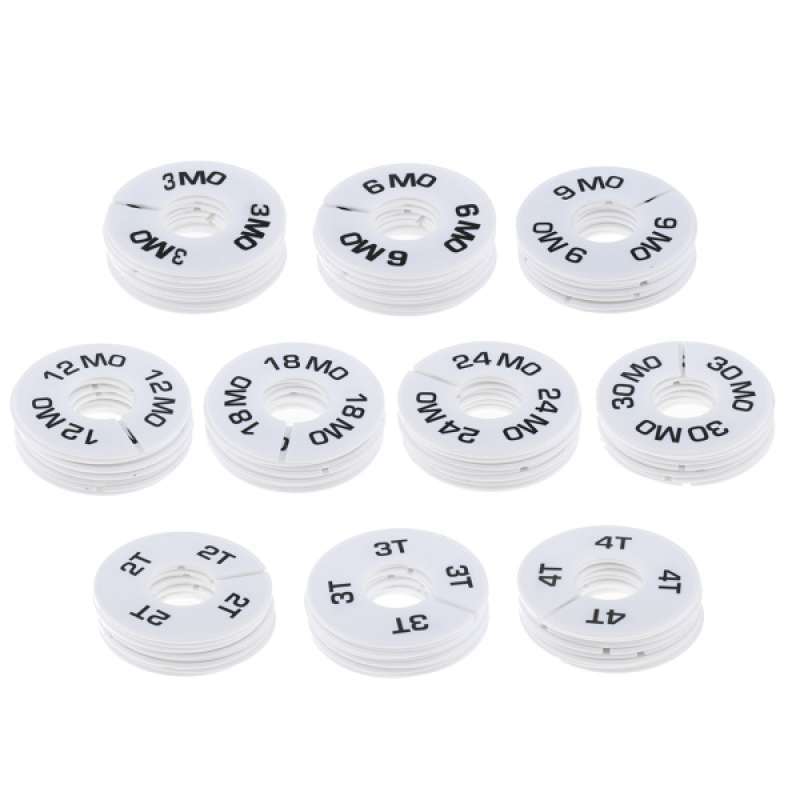 Jual 100pcs Infant Clothes Size Rack Ring Dividers White Round Hanging Closet Online Oktober 2020 Blibli Com
