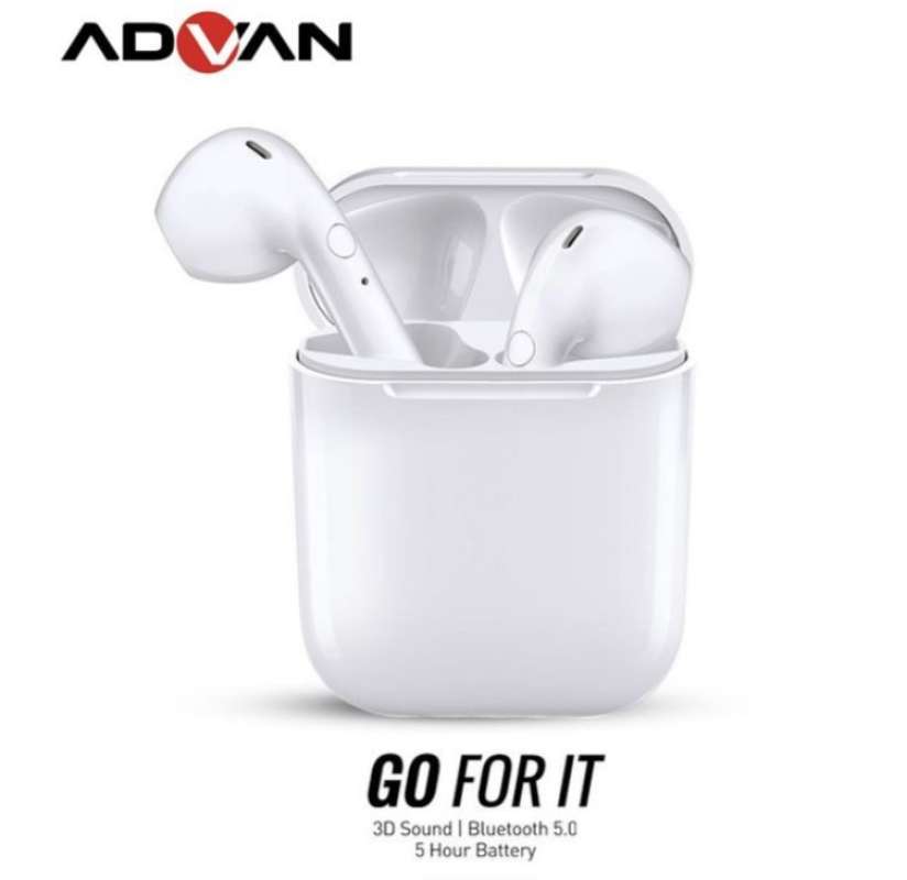 Jual FLASH SALE Advan Start Go TWS 2 Earbuds Earphone Headset