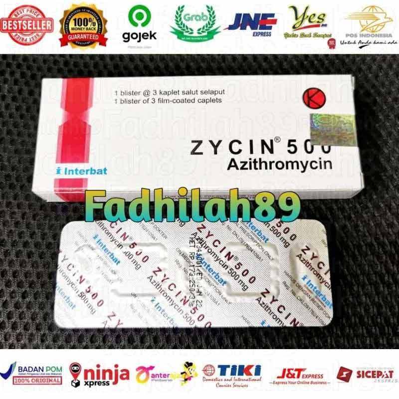 zycin 500 azithromycin 500 mg 3 tablet original
