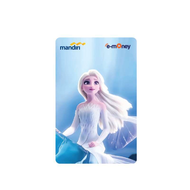 Kartu EMONEY MANDIRI Movie Disney Frozen Princess Elsa Movie Film Kartu  Etoll e toll E Money E-money Winlycollections [1 SISI Saldo NOL]