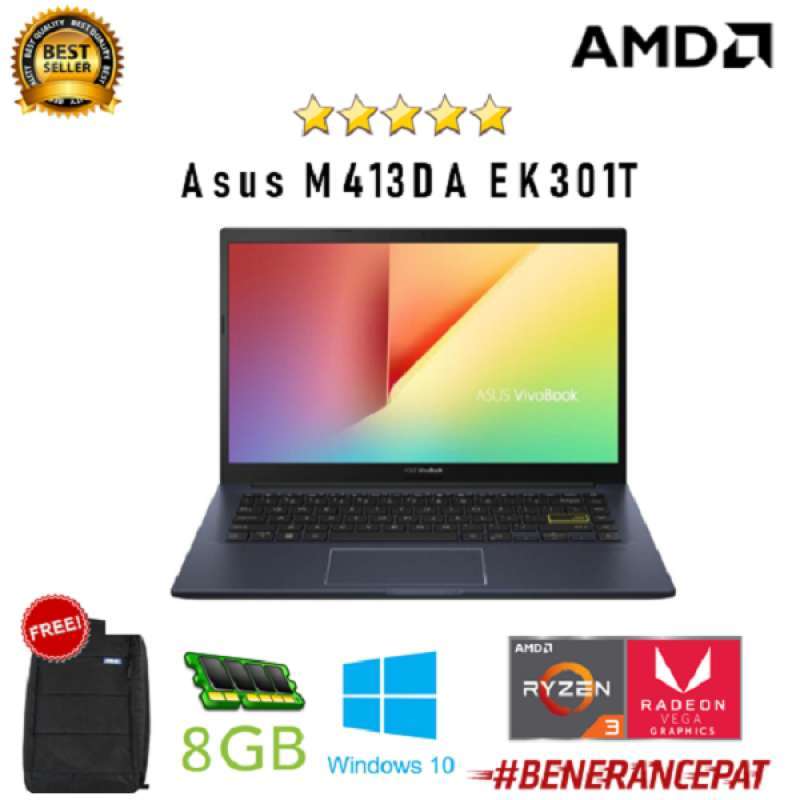 Jual Asus M413da Ek301t Amd Ryzen 3 3250 8gb 512ssd Vega3 14 0fhd Online Desember 2020 Blibli