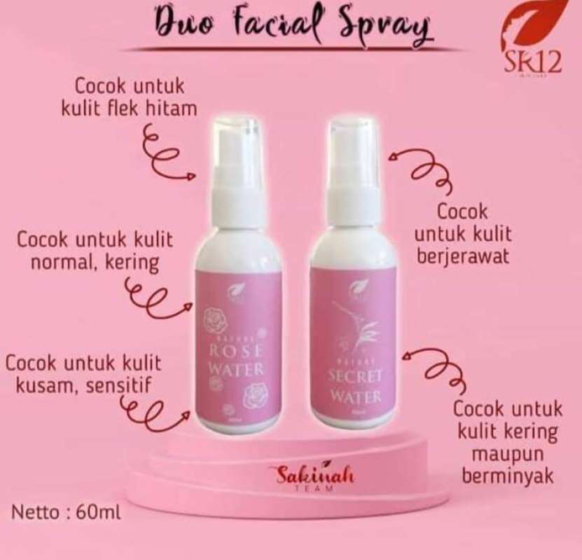 Jual Nature Rose Water 60ml Sr12 By Cantiksr12 Setting Facial Spray Utk Makeup Lbh Tahan Lama Online Mei 2021 Blibli