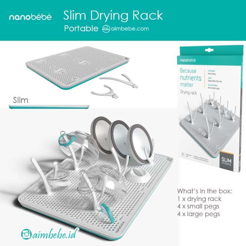 Jual Nanobebe Slim Drying Rack Portable Di Seller Mybabycaresemarang Brumbungan Kota Semarang Blibli