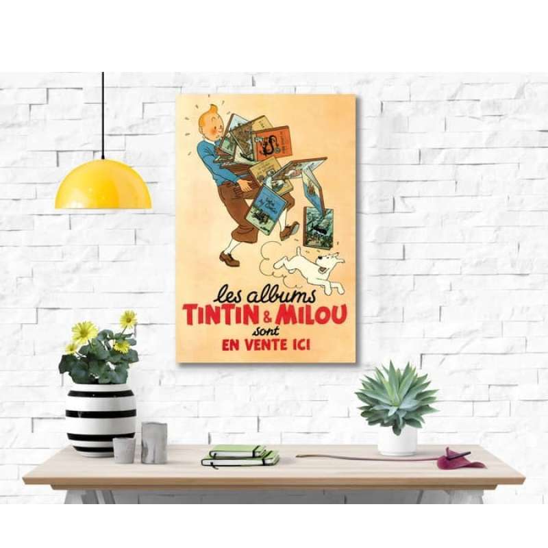 Jual Poster Kayu Pajangan Dinding Hiasan Kamar Rumah Tintin Terbaru Juni 2021 Blibli