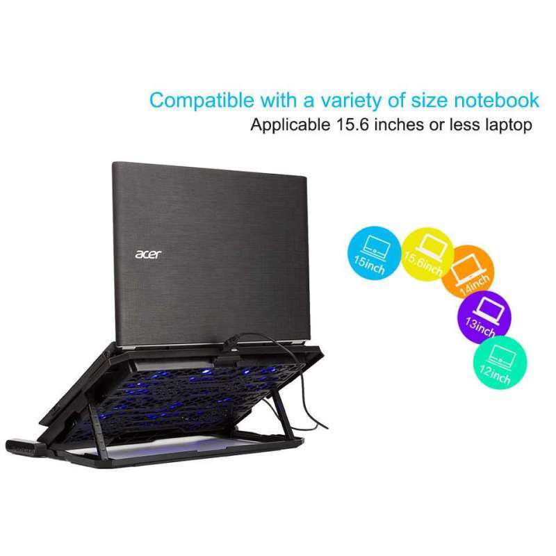 Jual Ice Coorel Cooling Pad Laptop 6 Fan K6 Online Desember 2020 Blibli