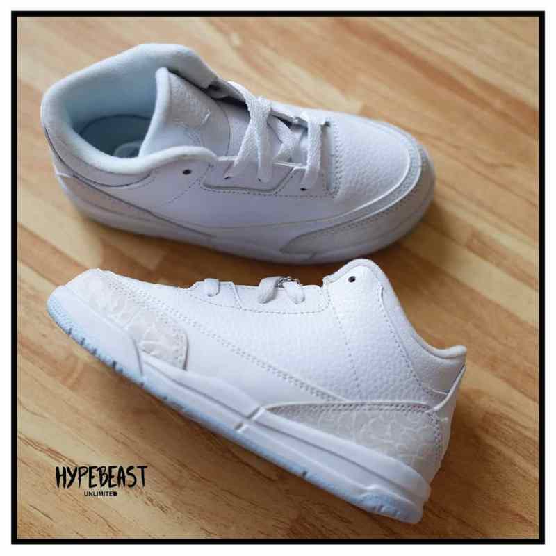 Jual Nike Air Jordan 3 Retro Pure White Td Toddler Kids Sepatu Sneaker Anak Online Oktober 2020 Blibli Com