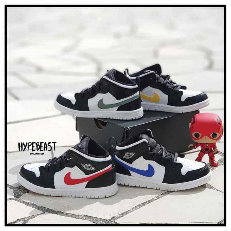 Air jordan 1 mid gg discount multi color swoosh