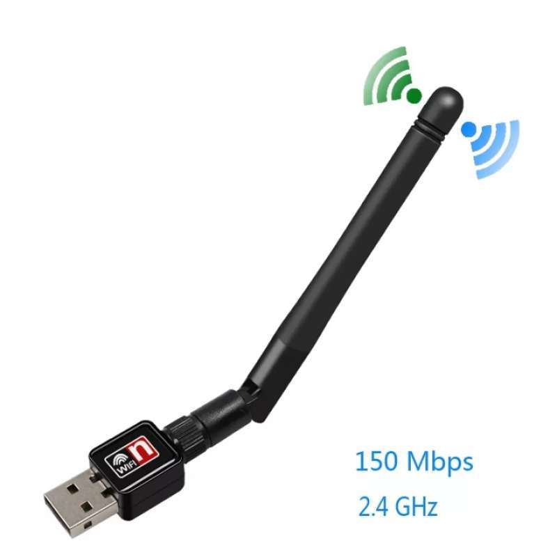 Jual Free Ship/ Portable Network Card USB WiFi Adapter 150mbps 2dB PC Wi-Fi  Antenna WiFi Dongle 2.4G USB Ethernet WiFi Receiver For PC Online Januari  2021 | Blibli