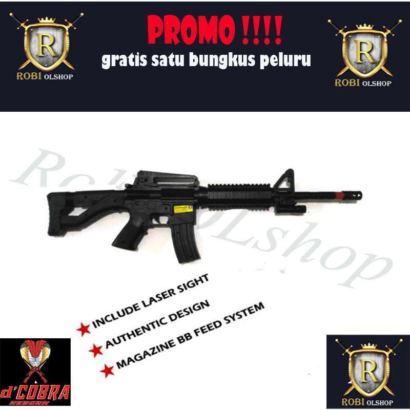 Jual Pistol Mainan Airsoftgun Sniper Tembakan Mainan Kokang Dcobra M16 Online Desember 2020 Blibli