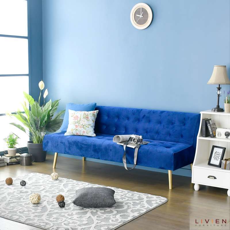 Jual Livien Sofa Bed Sofa Bed Minimalis Sofa Ruang Tamu Sofa Minimalis Murah Vallen Sofa Bed Blue Terbaru Juni 2021 Blibli