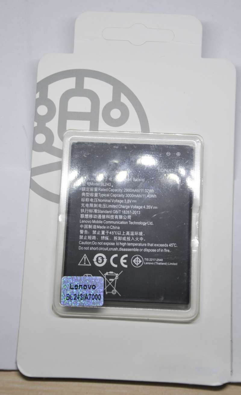 Jual Baterai Original Lenovo Bl243 A7000 A7700 Batere Batu Hp Batre Online November 2020 Blibli