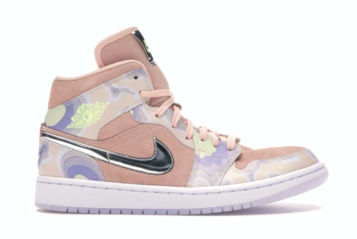 air jordan 1 washed coral