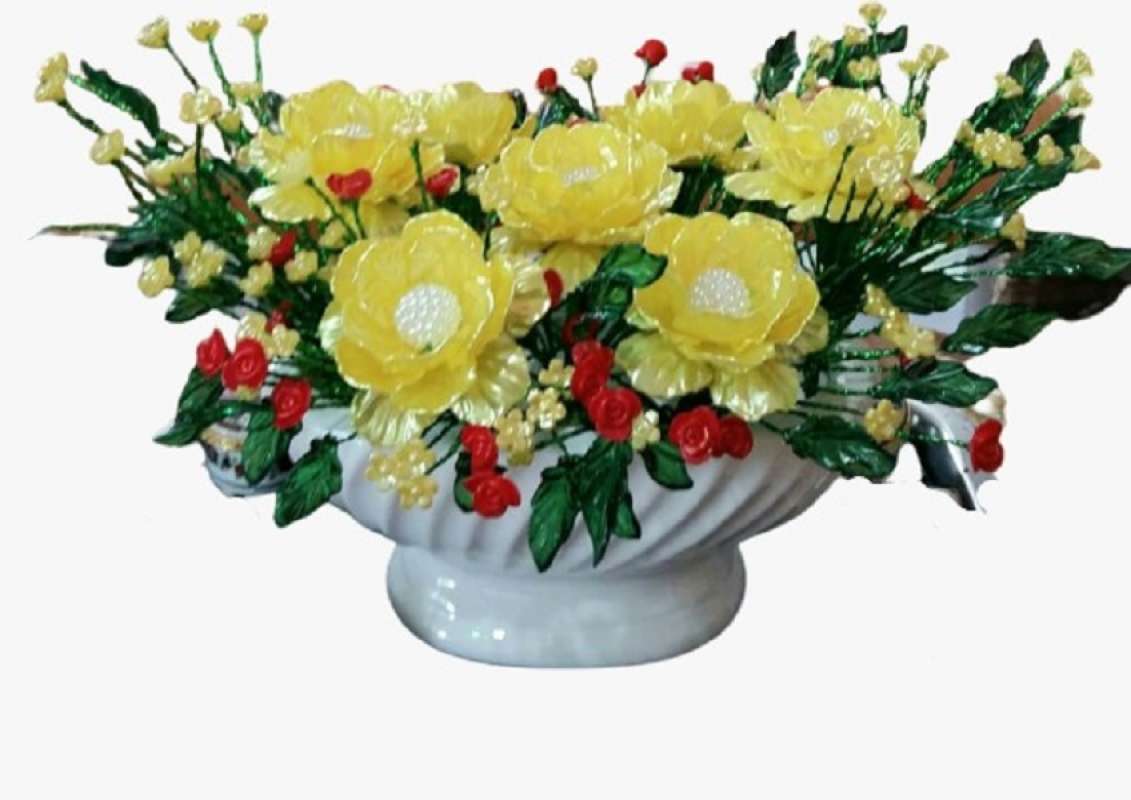 Bunga Artificial Bunga Kristal Manik Bunga Akrilik Shopee Indonesia