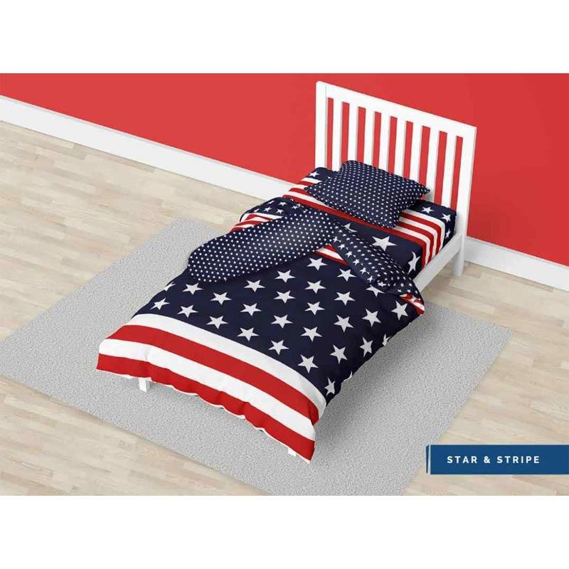 Jual Sprei Single California Star Stripe 120x200 Best In Class Online Desember 2020 Blibli