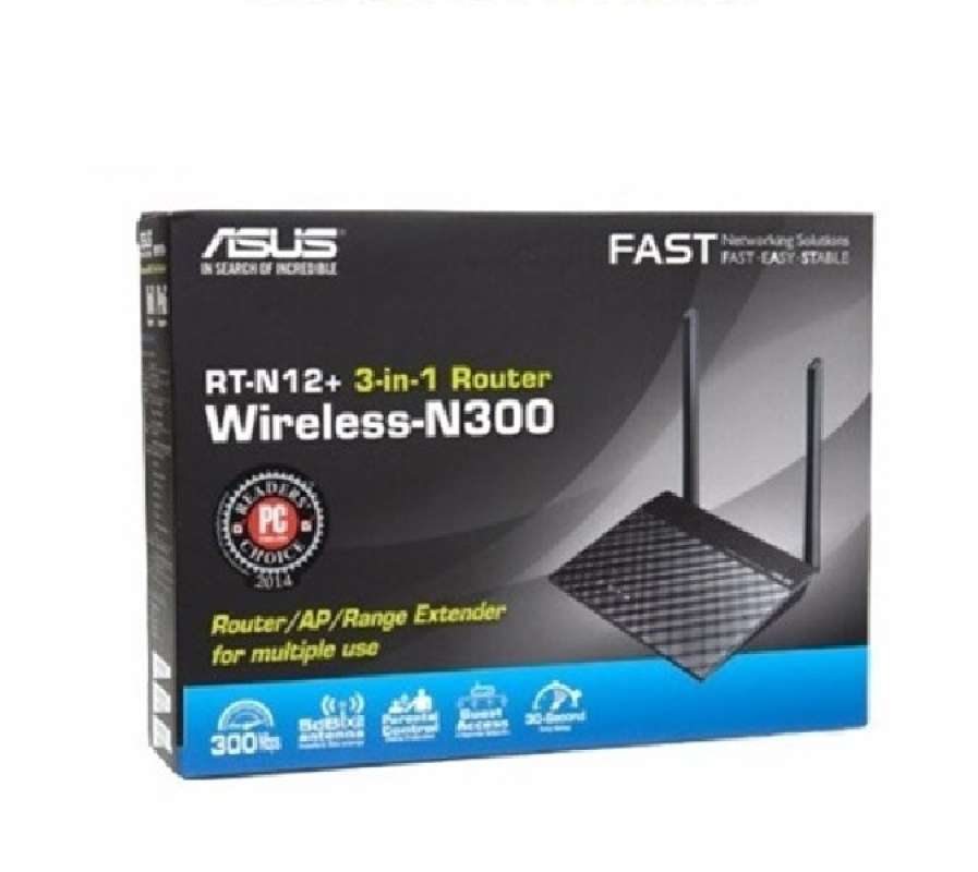 Jual Asus Rt N12 Wireless 300mbps 3 In 1 Router Online November 2020 Blibli
