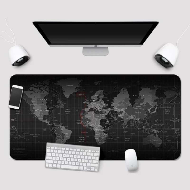 Jual Gaming Mouse Pad Motif Peta Dunia 400 X 800 Mm Alas Tempat Mousepad Oem Murah Desember 2020 Blibli