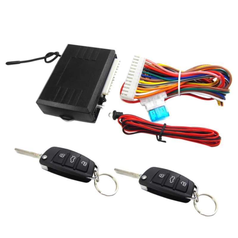 Jual Universal 12v Car Alarm Systems Auto Remote Central Kit Door Lock Locking Online April 2021 Blibli