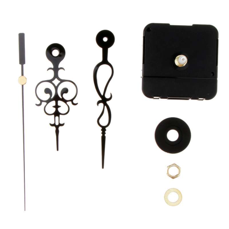 Clock Quartz Movement Mechanism Gold Color Spindle Hand Wall DIY Repair Parts .. 