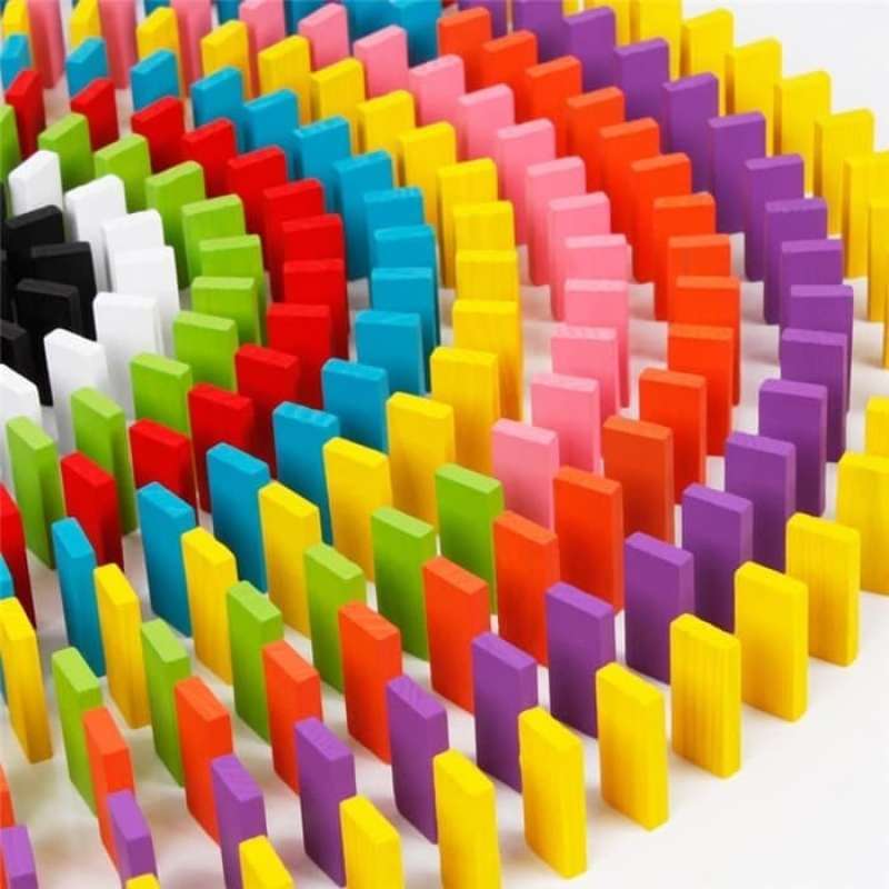 Jual Balok Domino 120pcs Mainan Anak Bright Color Tumbling Domino Games Kid Online Desember 2020 Blibli