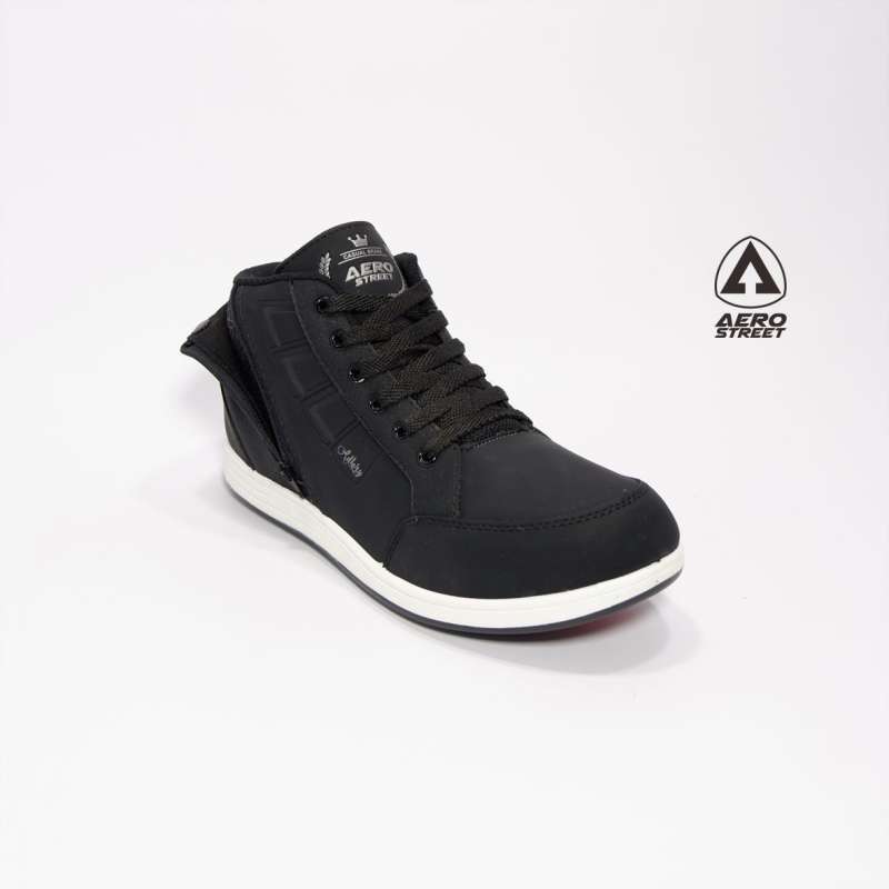 Jual Aerostreet 37 42 Adlery Hitam Putih Sepatu Sneakers Casual Sport Sekolah Pria Wanita Aero Street Online November 2020 Blibli Com