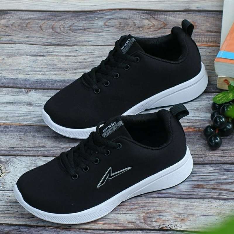 Jual Sepatu Sekolah Anak Laki Perempuan Ando Tk Hitam Velcro Original Online Oktober 2020 Blibli Com