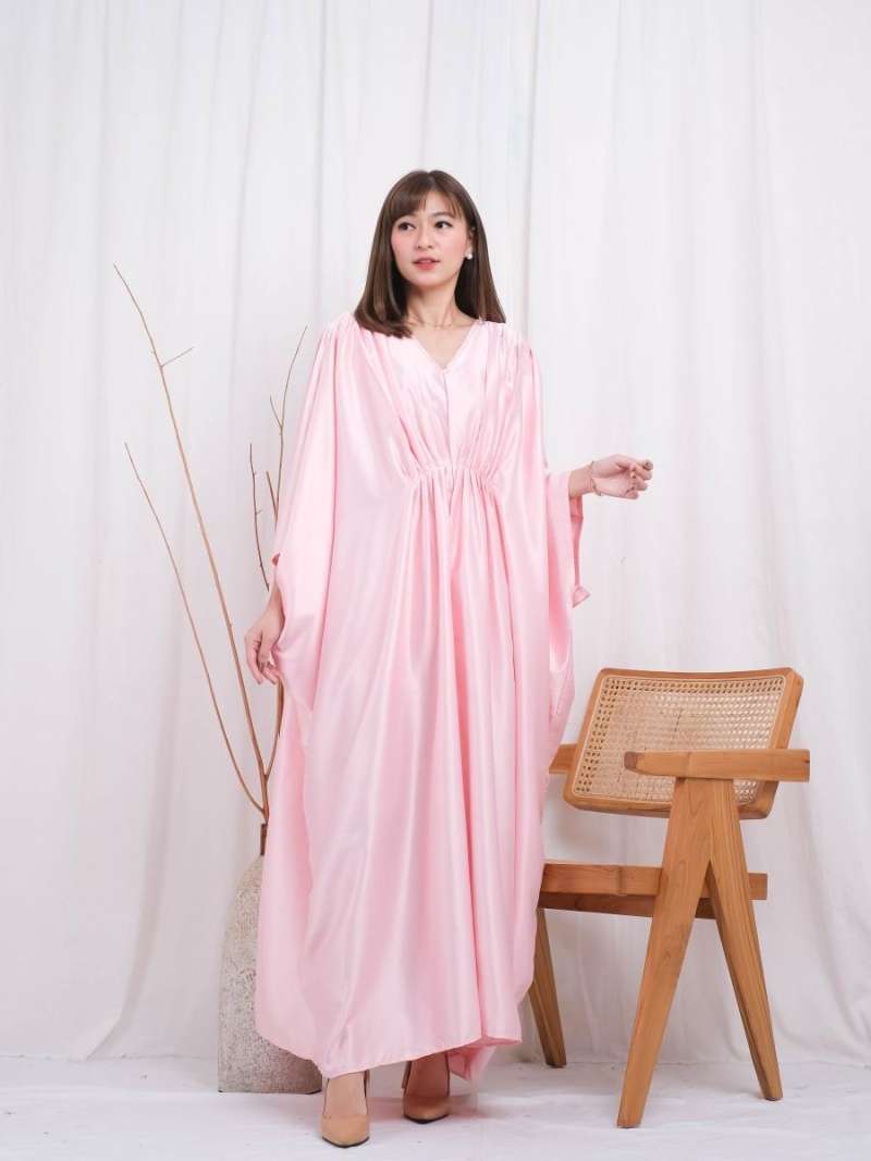 Jual EF722 GAMIS LEBARAN GAMIS SATIN GAMIS JUMBO GAMIS SYARIAH