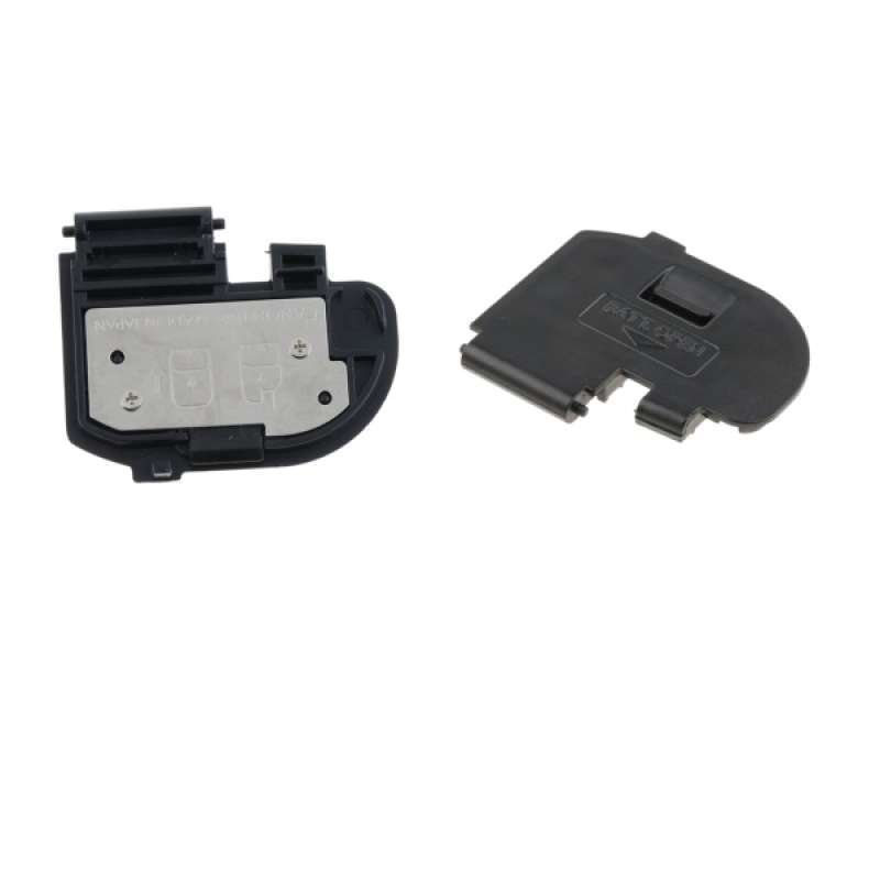 2 packs battery door cover lid cap for canon eos 40d 50d repair part black
