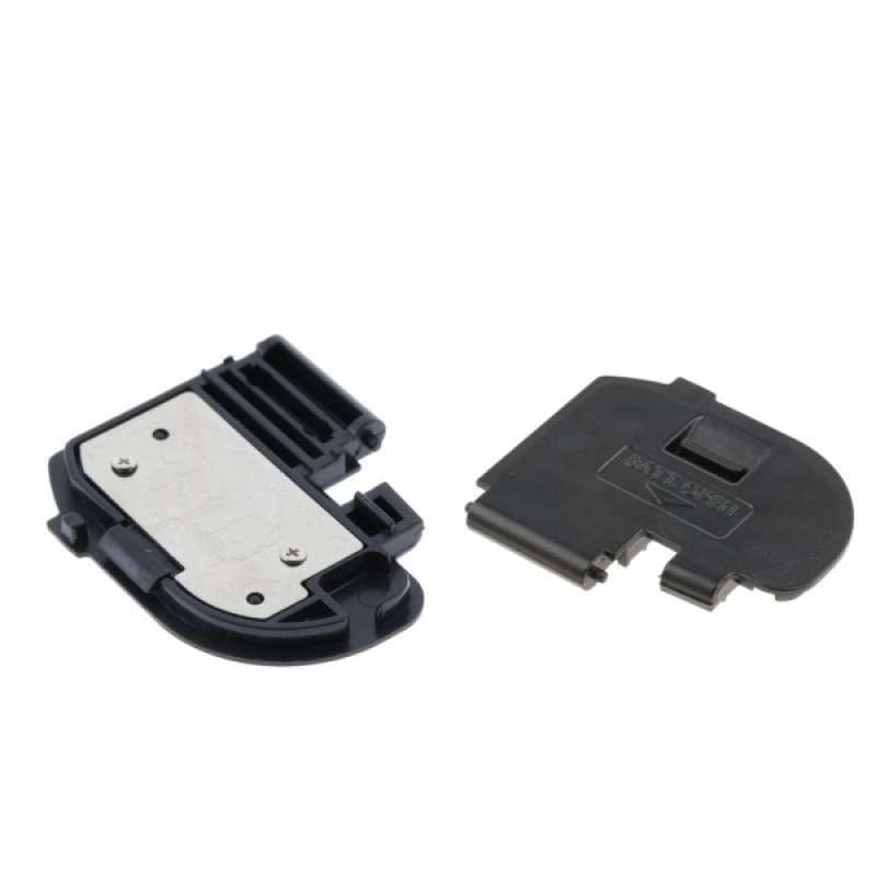 2 packs battery door cover lid cap for canon eos 40d 50d repair part black