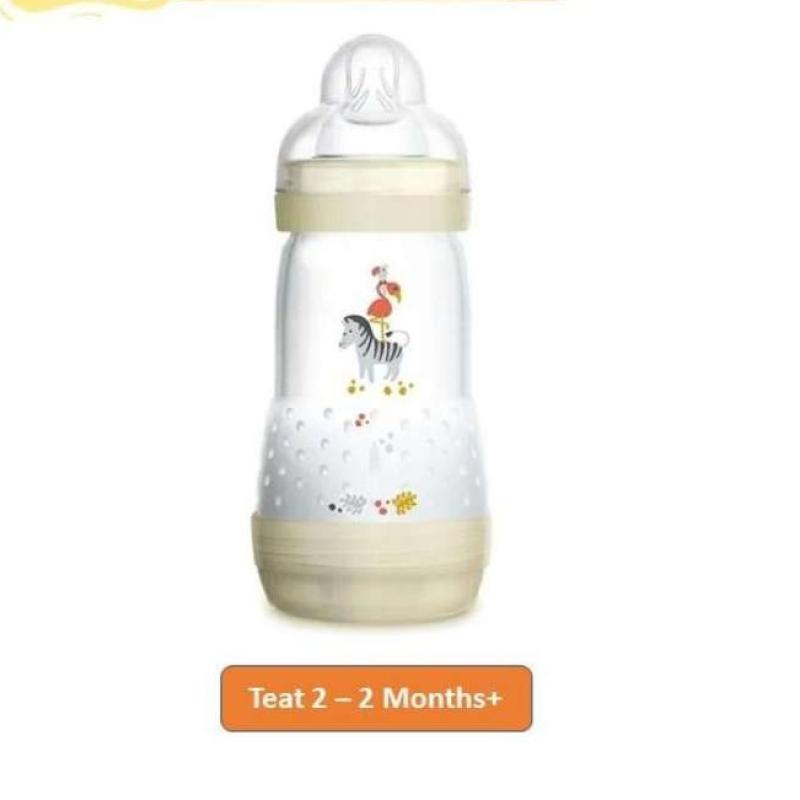 Jual Botol Susu Mam Anti Colic Bottle 0+ Months 260ml Ivory