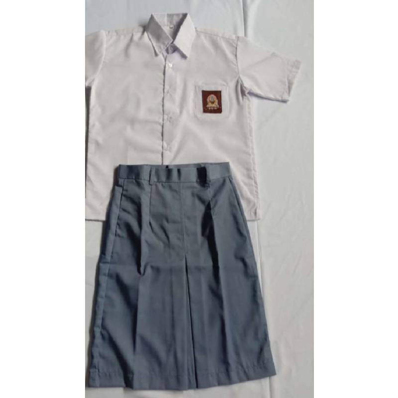 Jual Setelan Sma Seragam Sekolah Rok Sepan Putih Abu Abu Siswi Sma Lengan Pendek Osis Bordir Terbaru Juni 2021 Blibli