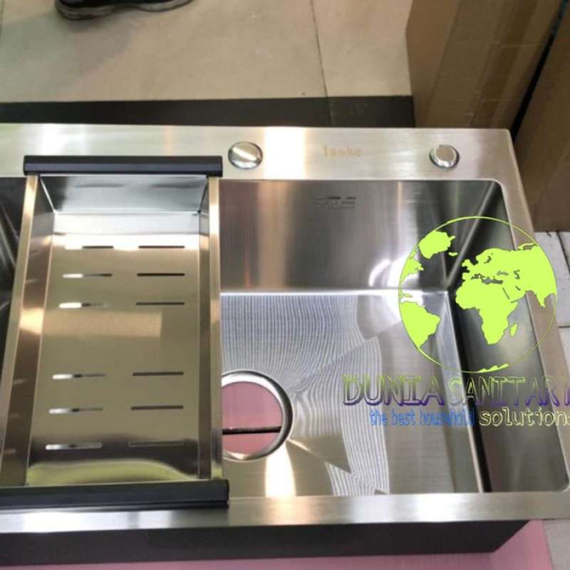 Jual Paket Komplit Kitchen Sink Onan 6045 Bak Cuci Stainles Model Bolzano Online Desember 2020 Blibli