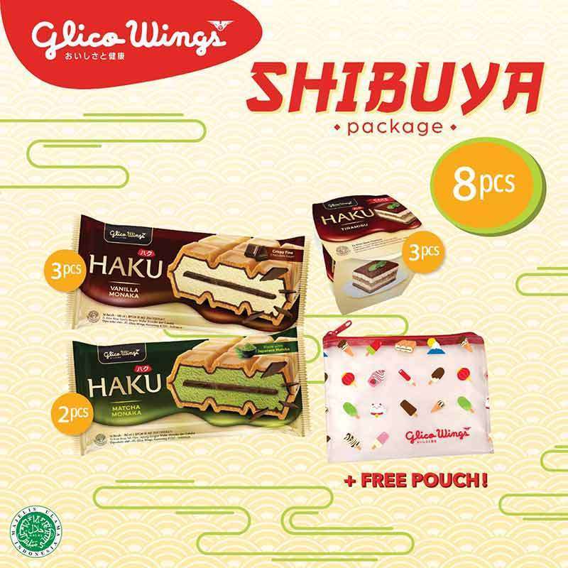 Jual Bandung Glico Wings Ice Cream Shibuya Pack Free Pouch Murah Mei 2021 Blibli