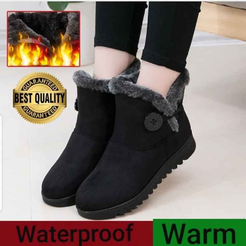 Jual Sepatu Boots Musim Dingin Wanita Winter Snow Boots Women 04 Online November 2020 Blibli Com