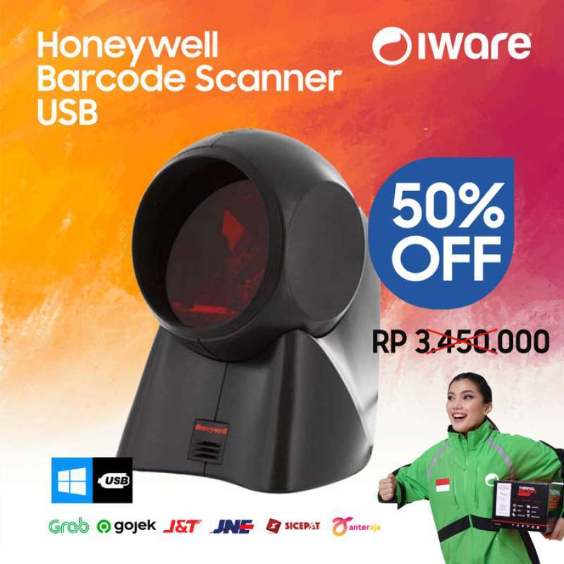 Jual Honeywell Orbit 7120 Omni Barcode Scanner Laser Duduk Usb Scanner Barcode 1d Online Januari 2021 Blibli