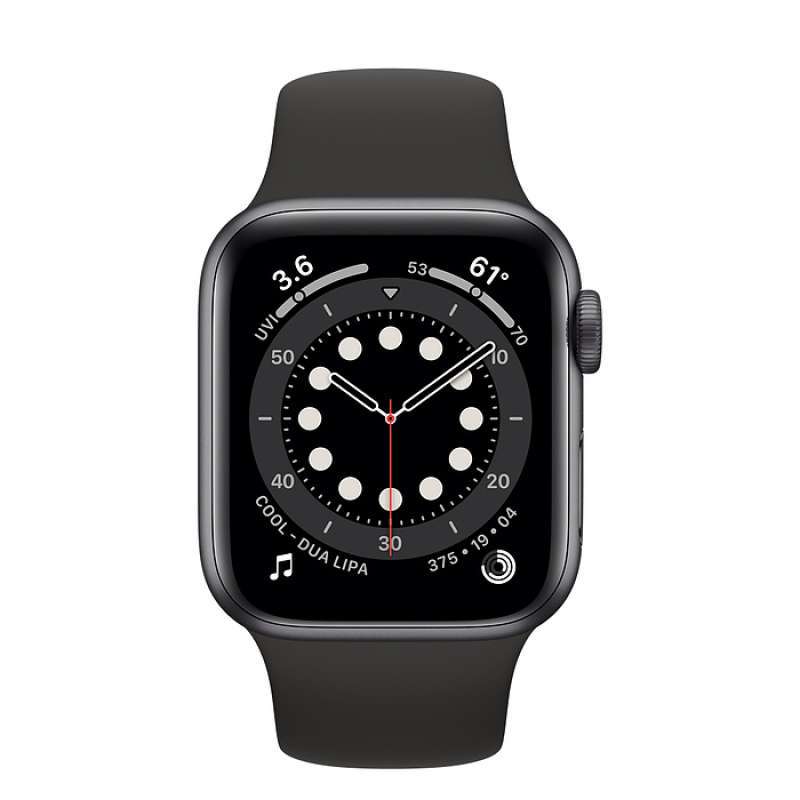 Jual Apple Watch Series 6 Space Gray Aluminum Case 44mm with Black Sport  Band [GPS] BNIB - BLACK di Seller Smartphone Community - Kota Semarang,  Jawa Tengah | Blibli
