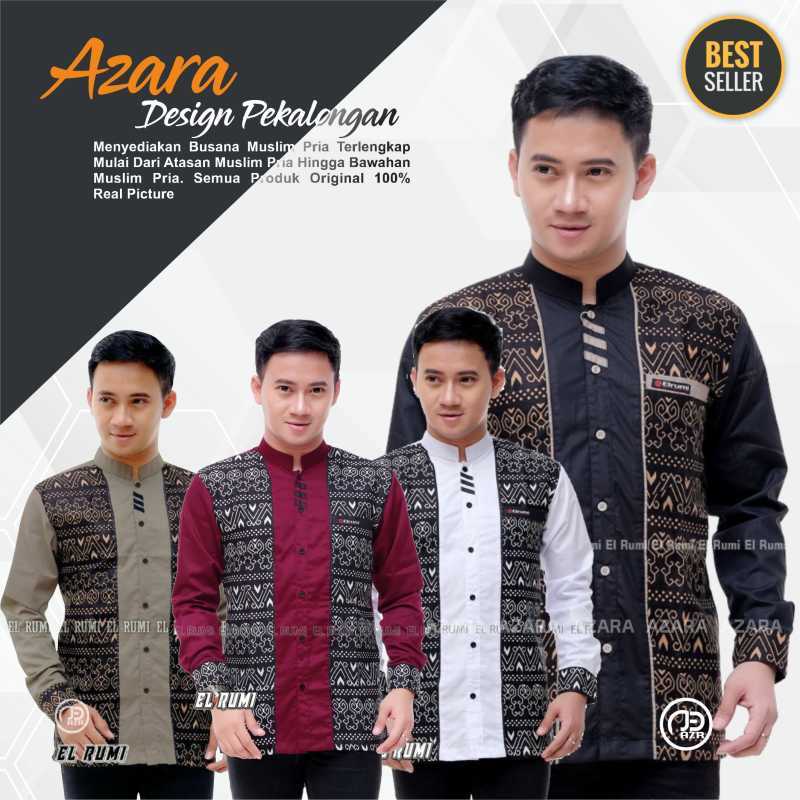 Promo Baju Koko Batik Lengan Panjang Koko Pria Batik Busana Batik Pria Koko Muslim Kemeja Batik Pria Dewasa Baju Koko Pria Lengan Panjang Kemeja Batik Pria Di Seller Azara Design Pekalongan