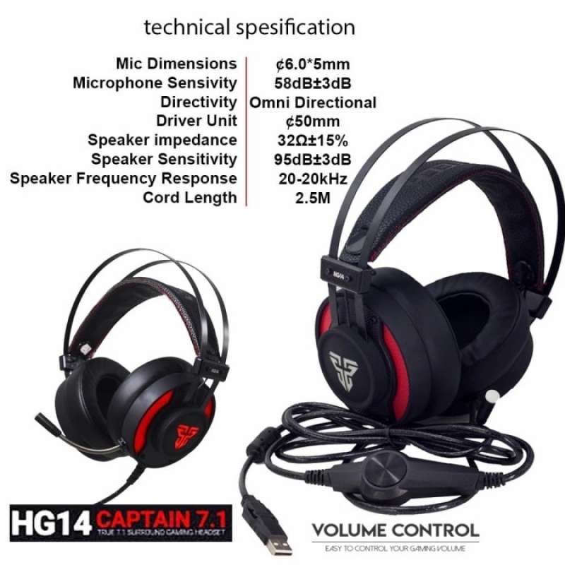 Fantech captain sales 7.1 hg14