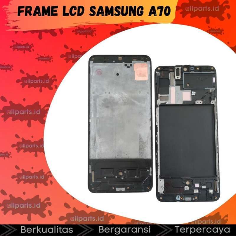 lcd frame samsung a70 a705f black