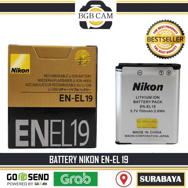Jual Battery Nikon En El19 Oem Baterei Baterai Enel19 En El 19 Enel19 Online Januari 2021 Blibli