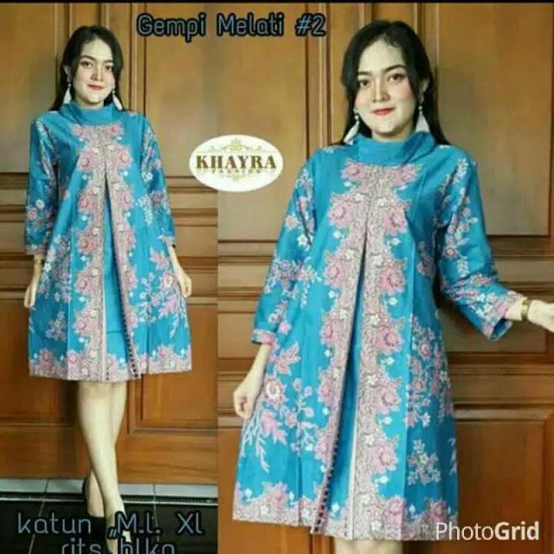 Batik Furry Baju Atasan Batik Tunik Wanita Modern Terbaru Seragam Kantor Model Floy Sakura Warna Terbaru Agustus 2021 Harga Murah Kualitas Terjamin Blibli
