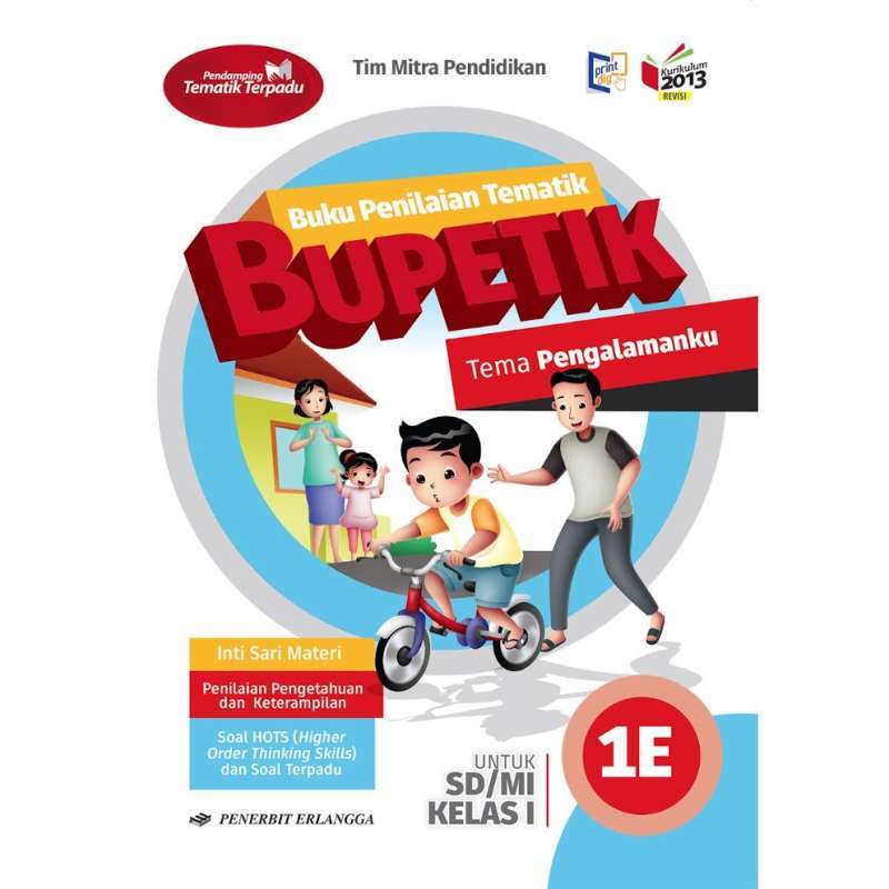 Jual Bupetik Kelas 1e Sd Erlangga Murah Mei 2021 Blibli
