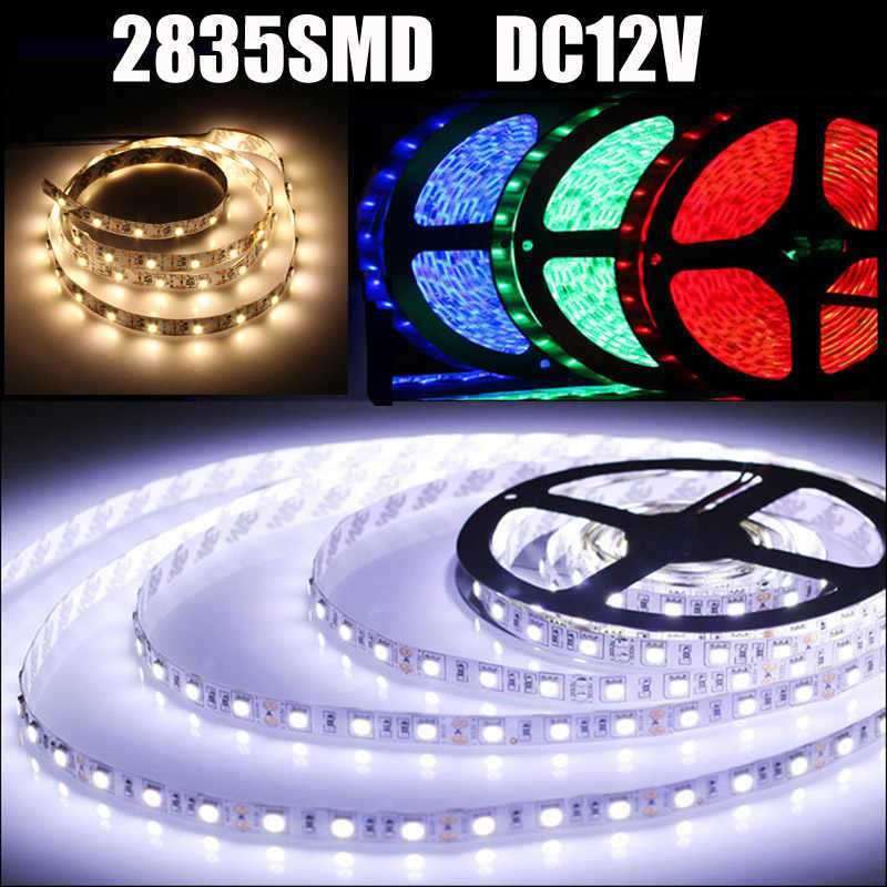 lampu led strip dimmable smd 2835 rgb 12v 5 meter
