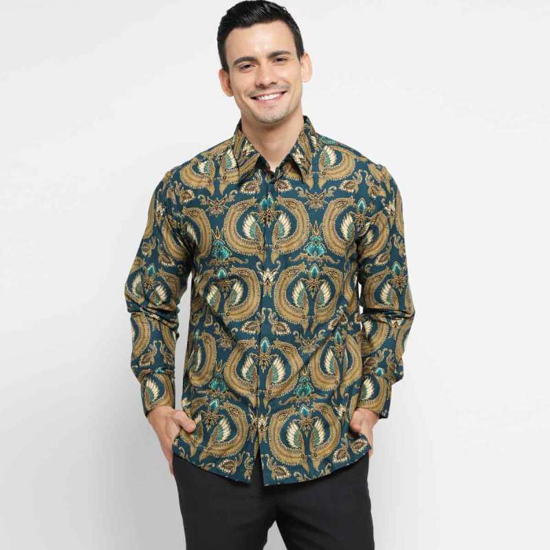 Promo Batik Arjunaweda Sayap Kemeja Batik Lengan Panjang Pria - Tosca  [58296020] di Seller Batik Arjunaweda Men Official Store - Kota Jakarta  Timur, DKI Jakarta | Blibli